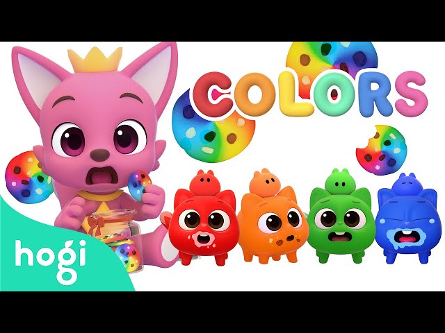 🍬🍦 🍪 Learn Colors with Yummy Treats (Yes Papa Song)｜Colors for Kids｜Hogi Colors｜Hogi Pinkfong