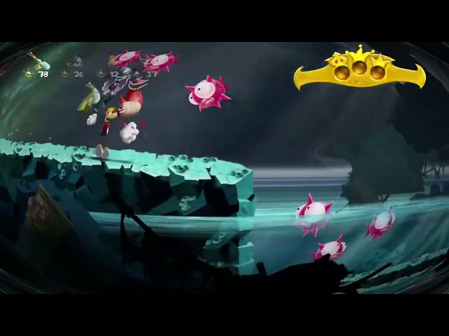 Rayman Legends (4 Players) #58 Living Death Party: Gloo Gloo, 8 Bit Edition