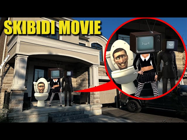 IF YOU EVER SEE TV WOMAN & SKIBIDI TOILET IN REAL LIFE, RUN! (SKIBIDI MOVIE)