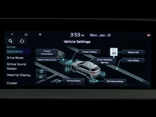 Vehicle Settings - Infotainment System