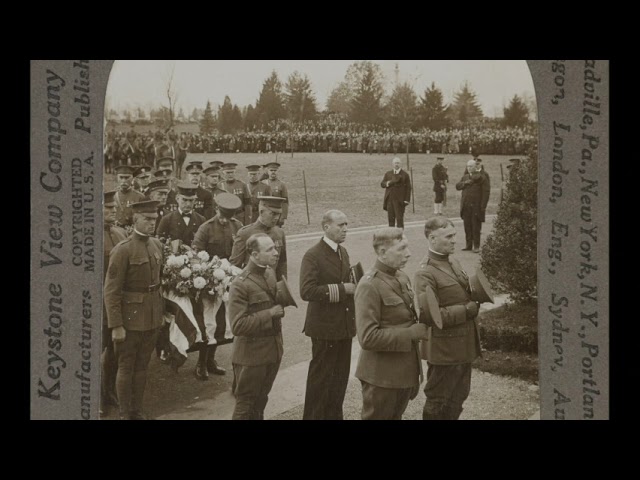 Last tributes for Unknown Soldier, Nov 11 1921 (silent, still image)