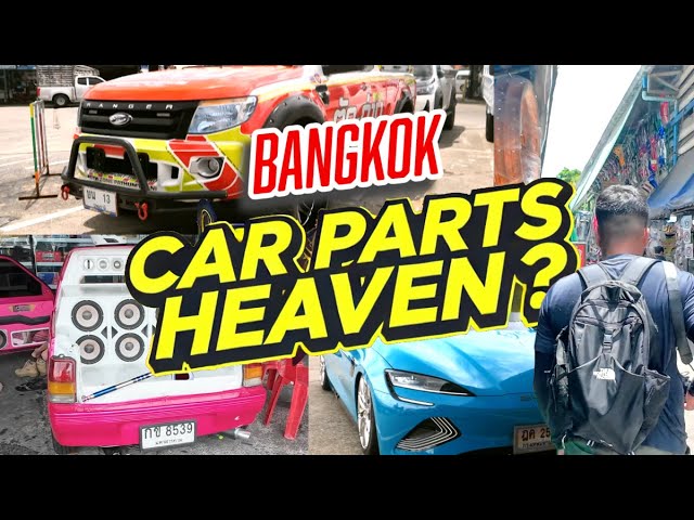 Car Parts HEAVEN in BANGKOK? | Exploring Poonsap Market!