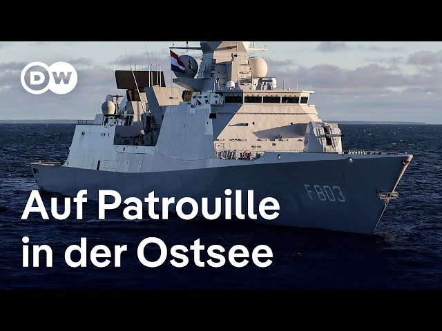 Deutsches Kriegsschiff auf NATO-Ostseepatrouille | DW Nachrichten