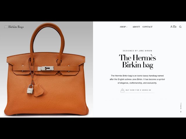 Birkin Shopify ecommerce theme