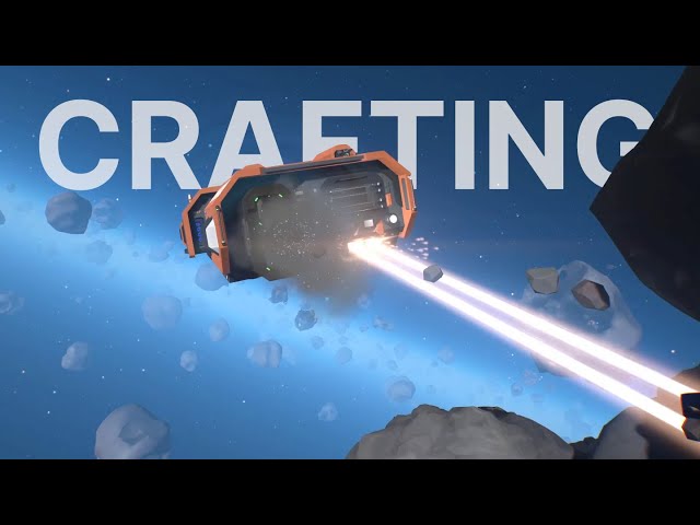 How I added Crafting to my space-sim construction game! | STARSHIP EVO