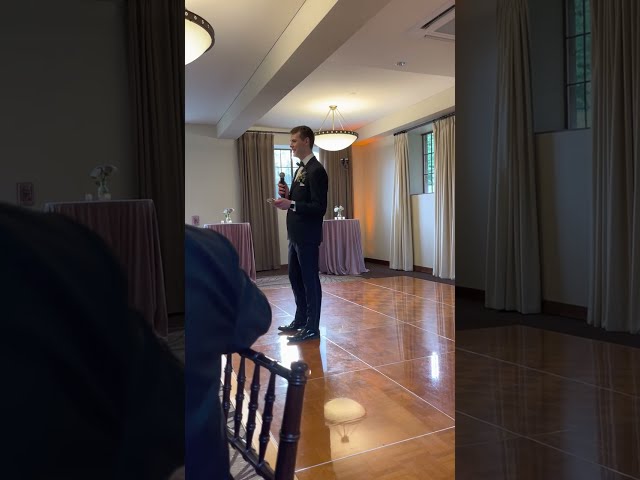 Best Man Speech at Philip and Kelsie’s Wedding