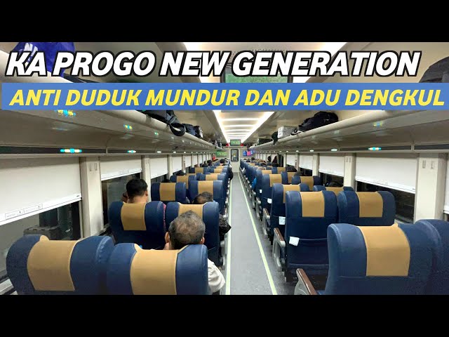 Rekomendasi Kereta Untuk Kaum PJKA ke Jogja - Naik KA Progo New Generation Ekonomi Rasa Eksekutif 😍