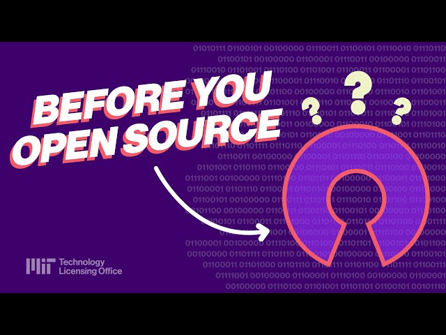 Before You Open Source: Key Considerations for MIT Software