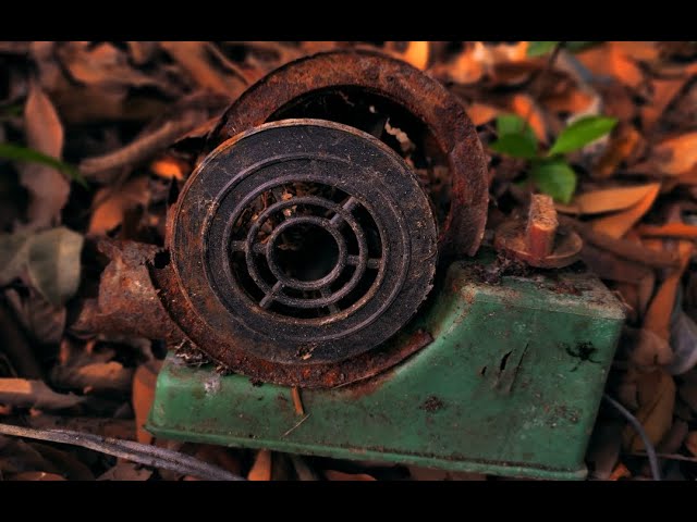 Restoration of old metal wind propellers | Recovery of rusted electric motor par 1