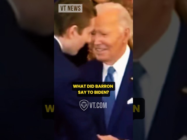 What Did Barron Trump Say to Joe Biden?