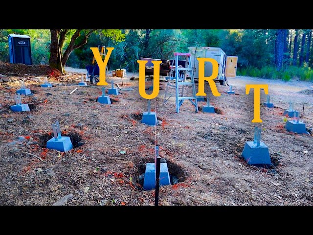 YURT Platform LAYOUT and PIERS | Step 1