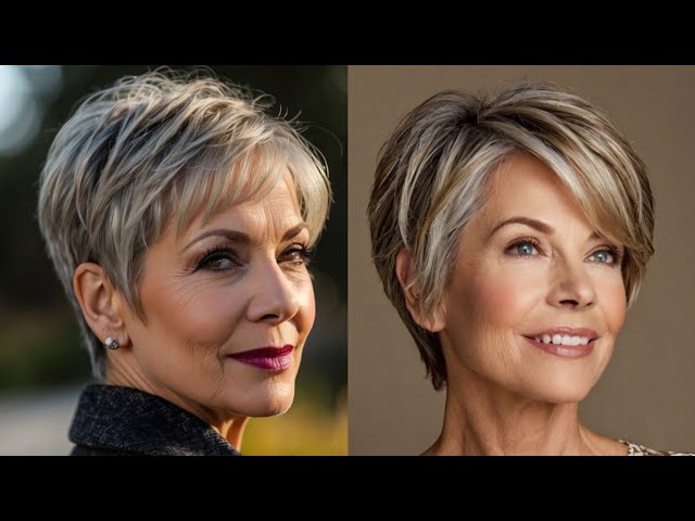 Elegant Stylish Short Hairstyles for Women Over 50 Ideas for Curly Pixie Cuts