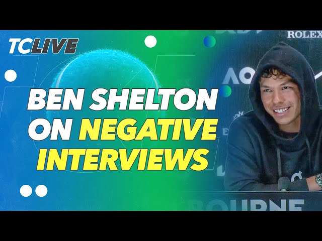 Ben Shelton on Australian Open Broadcasting Negativity | TC Live