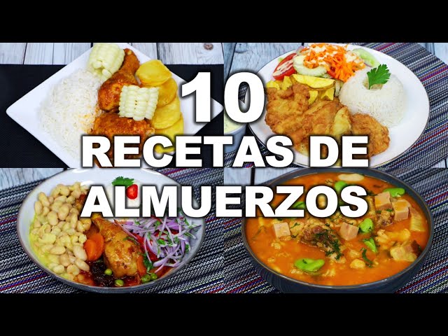 10 ALMUERZOS FÁCILES Y SABROSOS | Recetas Peruanas | Sabroso