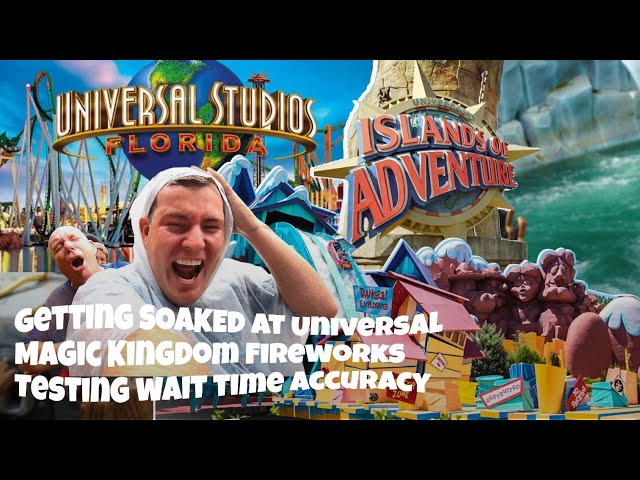 FLORIDA VLOG: Disney’s Magic Kingdom & Fireworks, Universal WATER RIDES & Testing Wait time accuracy