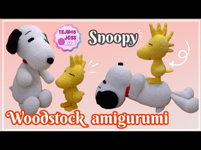 Woodstock Emilio amigurumi Snoopy's friend exclusive content 🤩🔥 | joss fabrics |