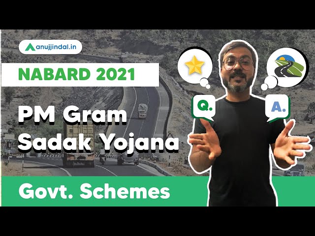 NABARD Grade A 2021 | Government Schemes | PM Gram Sadak Yojana - Manish sir