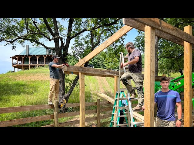 Horse Shed Build: Part 1, the Rafters (#138)