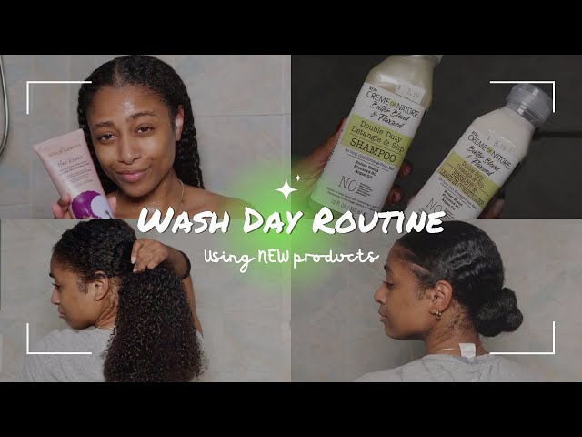 Wash Day using NEW products for ELONGATED, DEFINED & MOISTURIZED curls?