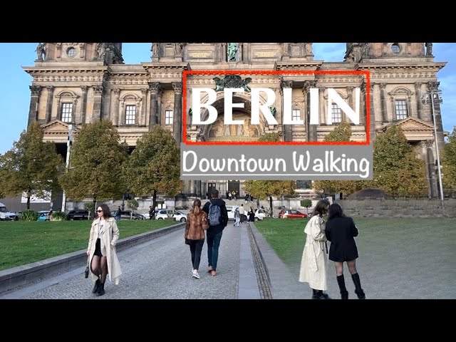 Berlin Downtown 🇩🇪 4K Herbst Walking Tour