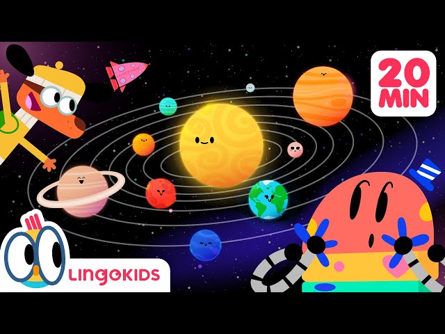 Learn the SOLAR SYSTEM 🚀🪐 Planets Song + More Lingokids Songs for kids