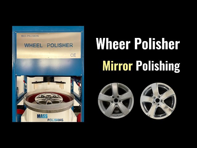 MV25 How to 120mins Ceramic Polishing Wheel Rim in the Vibratory Wheel Polishing Machine