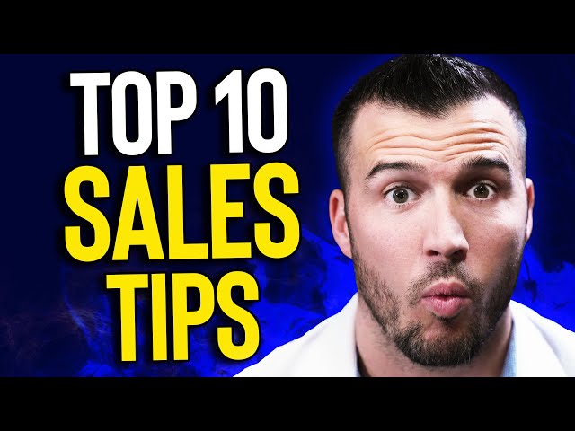 10 Tips To Become The BEST Salesperson - Cody Askins