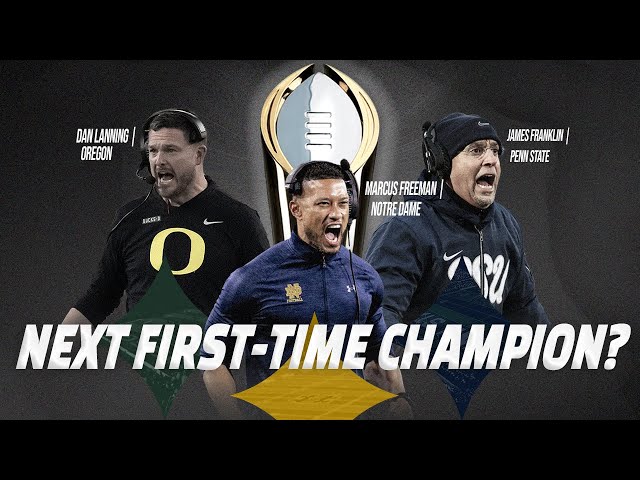 Which College Football Coach Will Win Their First Title Next? | Texas, Alabama, Michigan, Oregon