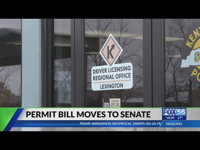 Changes to Kentucky driver’s permit nears finishline