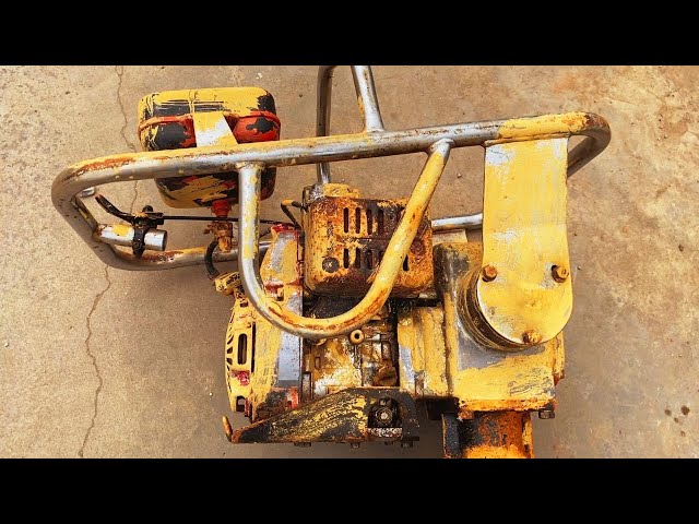 FULL Restoration ROBIN EC10 Jumping Jack Compactor // Restore & Assembly Engine Jumping Compactor