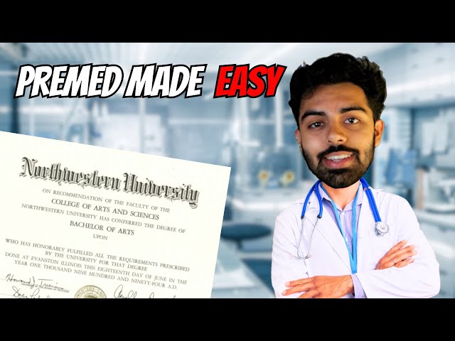 An ENTIRE Premed Degree in 13 Minutes