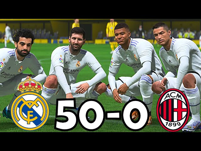 FIFA 23 -RONALDO,MESSI , MBAPPE, NEYMAR, ALL STARS | REAL MADRID Vs MILAN - PS5 4K