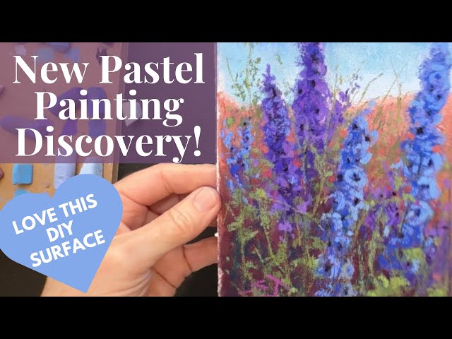 NEW Pastel Painting Discovery! You Gotta Try This DIY Surface (Real Time Tutorial)