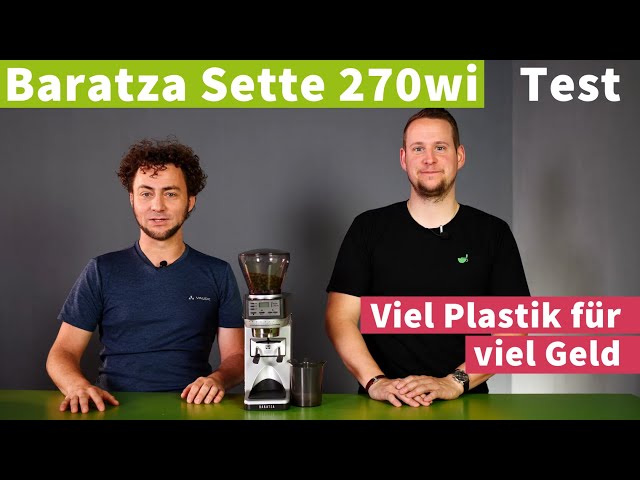 Baratza Sette 270 Wi Espressomühle im Test - Waage sinnvoll?