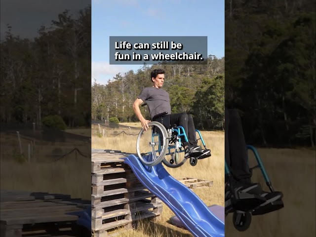 Life can still be fun in a wheelchair.