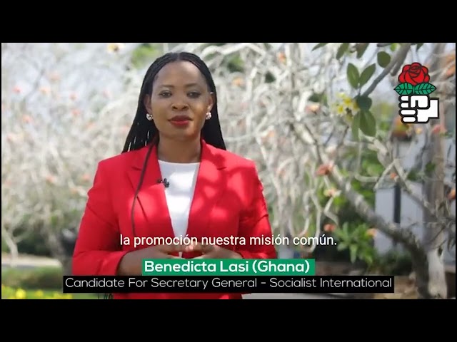 Message from Socialist International Secretary General Benedicta Lasi