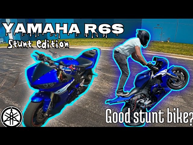 Yamaha r6s stunt bike review #yamaha #r6s #r6 #stuntride #review #motovlog