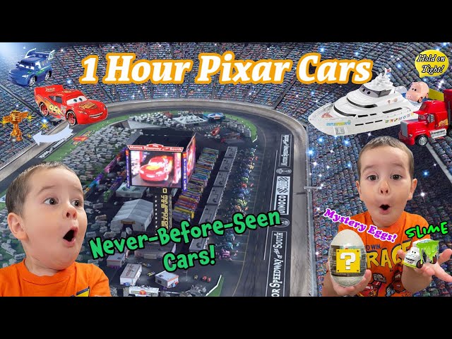 1 Hour of Disney Pixar Cars Action! 🚗🚨 Water Balloons, Slime, Races & Mystery Unboxing Surprises!