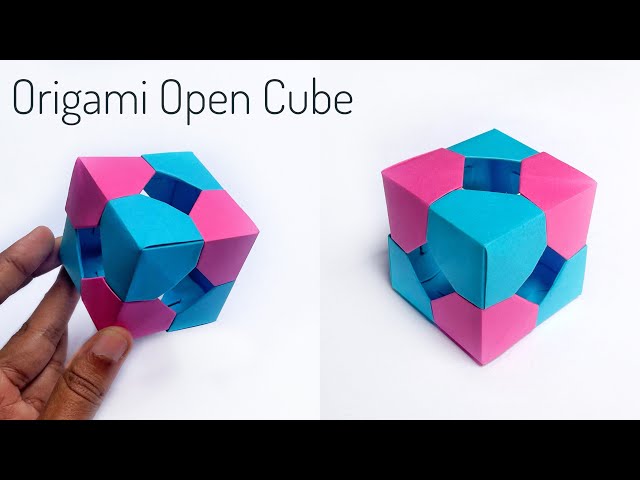 Modular Origami Cube Tutorial | Easy Origami Cube | Art beats