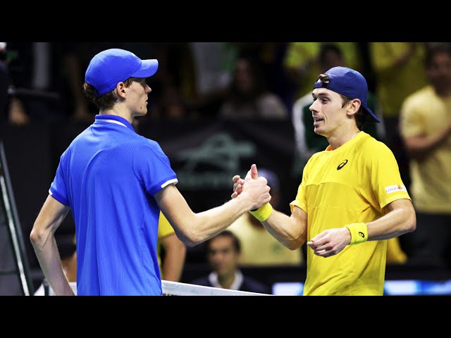 Jannik Sinner vs Alex De Minaur Full Match | Davis Cup 2024