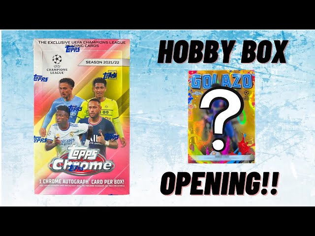 Huge Gold Lava hit!! Topps Chrome Champions League 2021/22 hobby box opening!