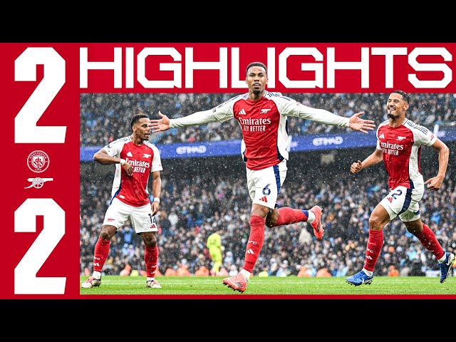 A HARD-FOUGHT POINT IN MANCHESTER 👊 | HIGHLIGHTS | Manchester City v Arsenal (2-2) | Premier League