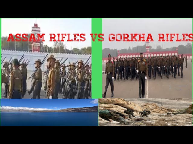 Assam Rifles Vs Gorkha Rifles Drill