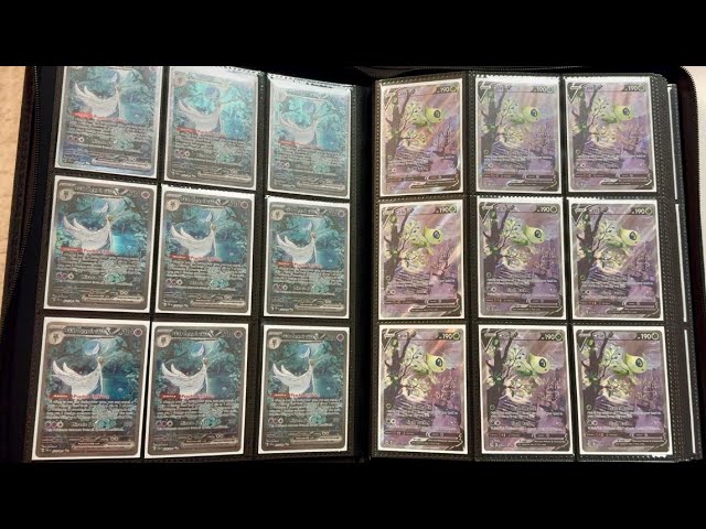 $4,500+ Pokemon Binder Maxed out with Illustrations Rares!