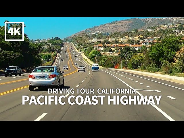 [Full Version] CALIFORNIA PACIFIC COASTLINE - Driving San Clemente Beach to San Pedro, Orange County