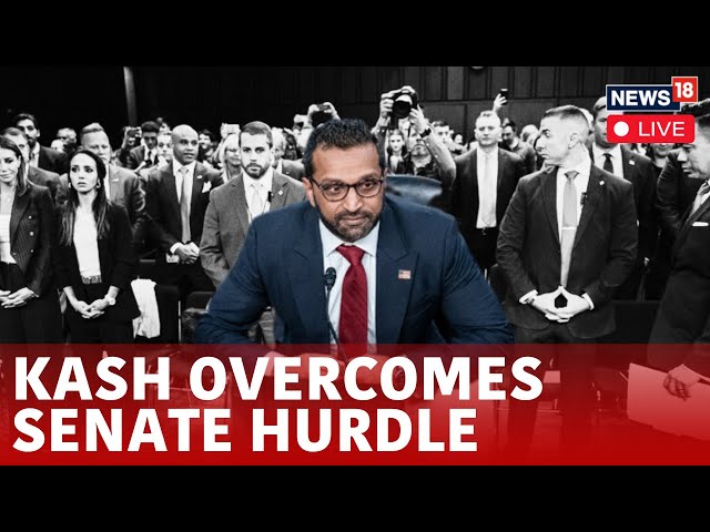 Kash Patel Confirmation Vote LIVE | Trump FBI Pick Kash Patel Clears Senate Panel | US News | N18G