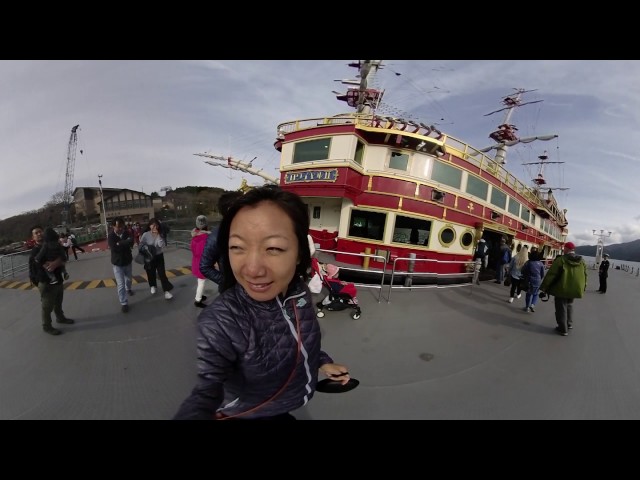 360 3D VR: Cruise on Lake Ashi (Hakone, Japan) Watch in 4K!