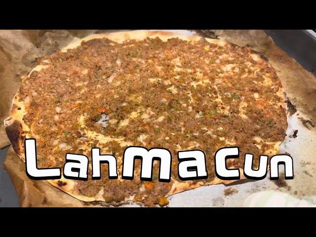 Evde taş fırın lezzetinde lahmacun