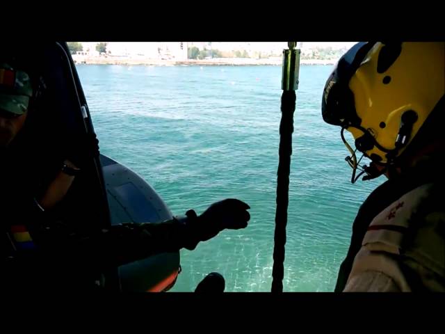 Grupul Naval de Forte pentru Operatii Speciale - Insertie fast rope