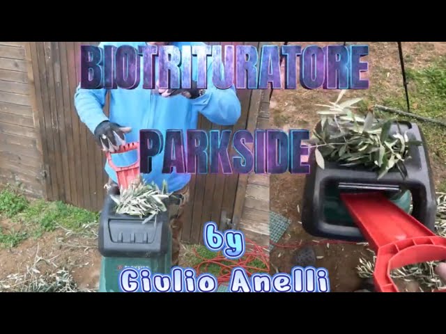 BIOTRITURATORE ELETTRICO PARKSIDE LIDL - UNBOXING + TEST